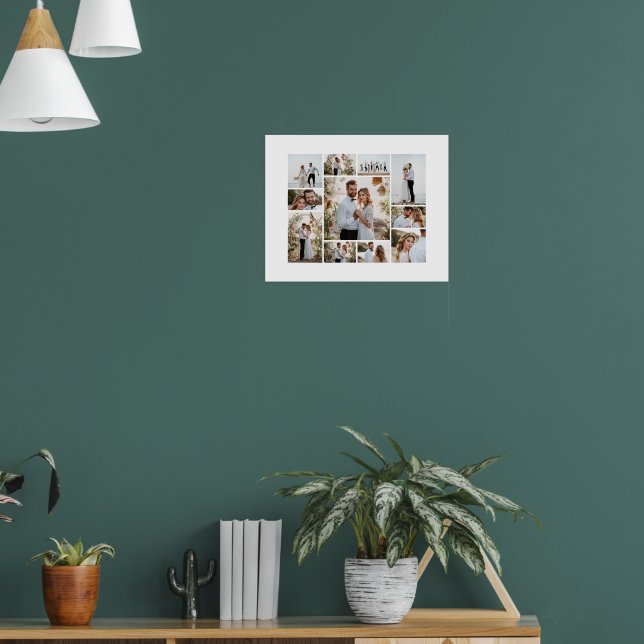 Affiche Élégant moderne minimaliste photo collage simple p (Salon 1)