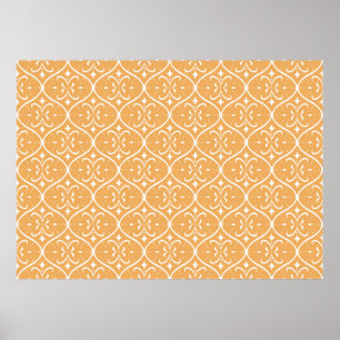 Affiche Élégant Motif sans couture. Orie