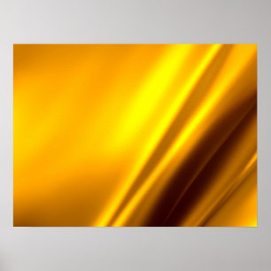 Affiche Elégant Satin Or Faux Texture Look