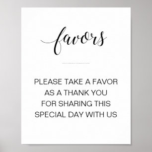Affiche Élégant S'Il Vous Plaît Prendre Un Signe Mariage F