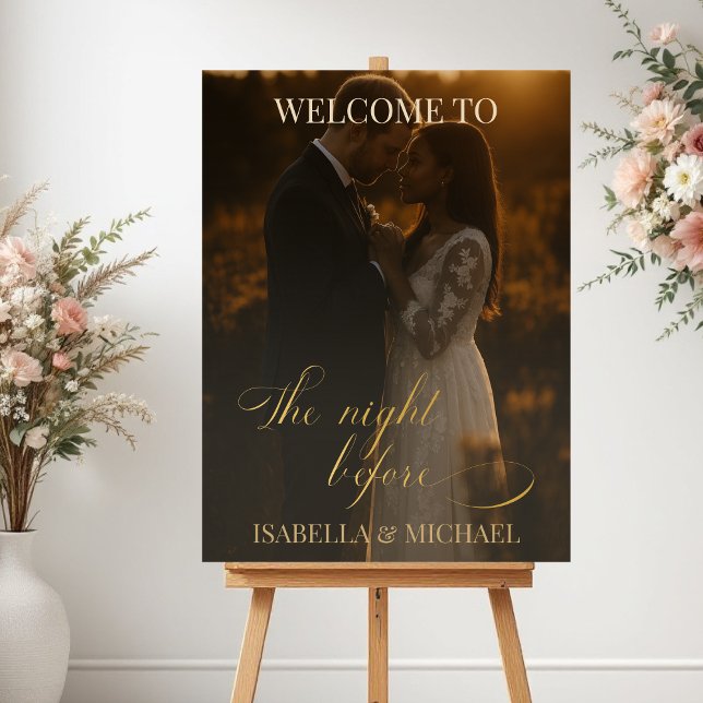 Affiche Elegant The Night Before Rehearsal Dinner (Créateur téléchargé)