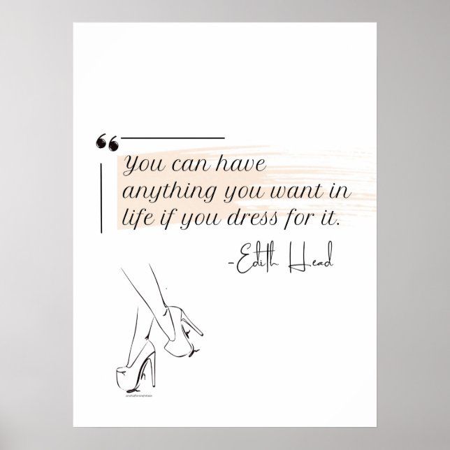 Affiche Élégante minimaliste moderne féminine (Devant)