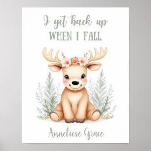 Affiche Élégante Moose Élégante Bois d'Oie sur mesure Nour