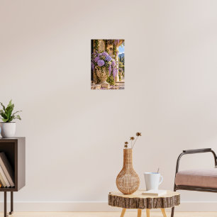Affiche Élégante œuvre d'art murale florale d'hortensia vi
