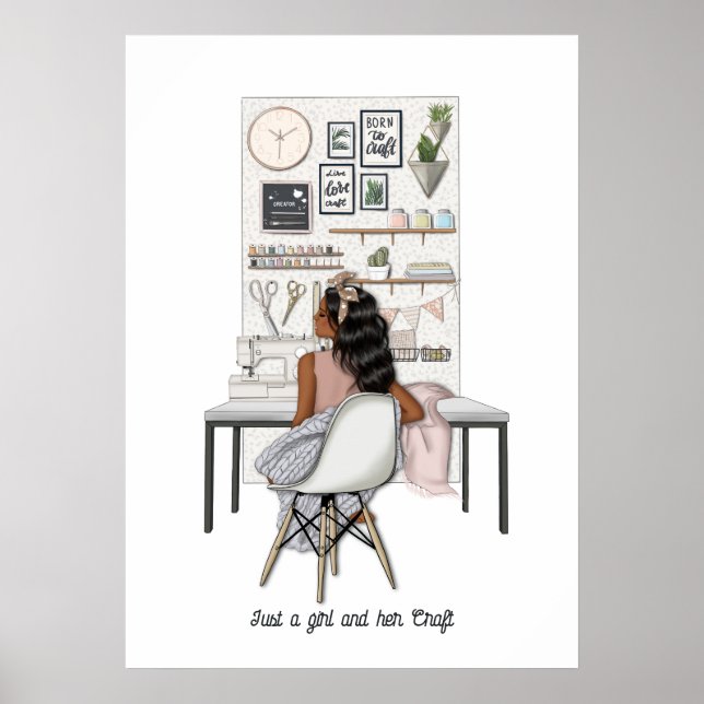 Affiche Elégante reine de l'artisanat (Devant)