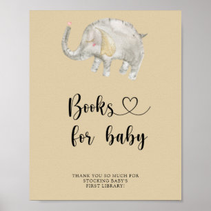 Affiche Élément de ballon en aquarelle - livres pour bébé