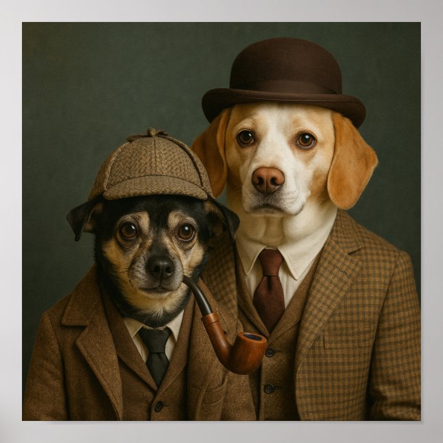 Affiche "Elementary, Watson" (Devant)