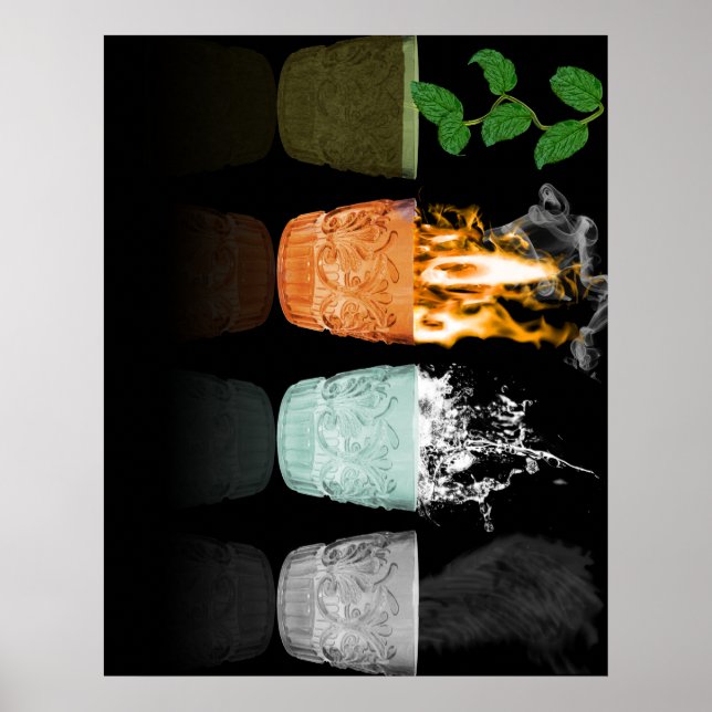 Affiche Éléments (Devant)