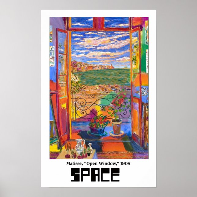 Affiche Éléments de l'Art - Espace par Matisse (Devant)