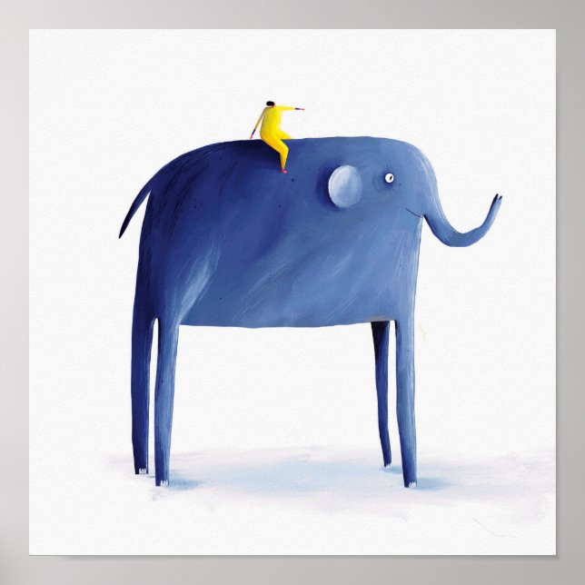 Affiche Eléphant (Devant)