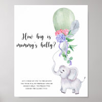 Éléphant & Ballon Quelle est la taille du ventre d