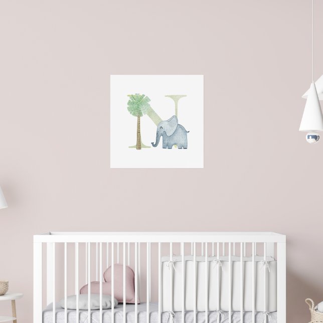 Affiche ÉLÉPHANT ÉLÉPHANT ÉLÉPHANT ÉLEPHANT N Élevage (Pépinière 2)