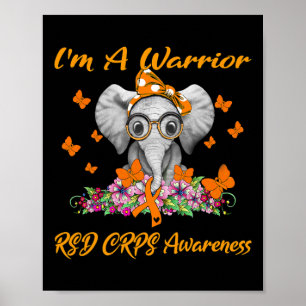 Affiche Elephant I'm A Warrior RSD RCPS Sensibilisation