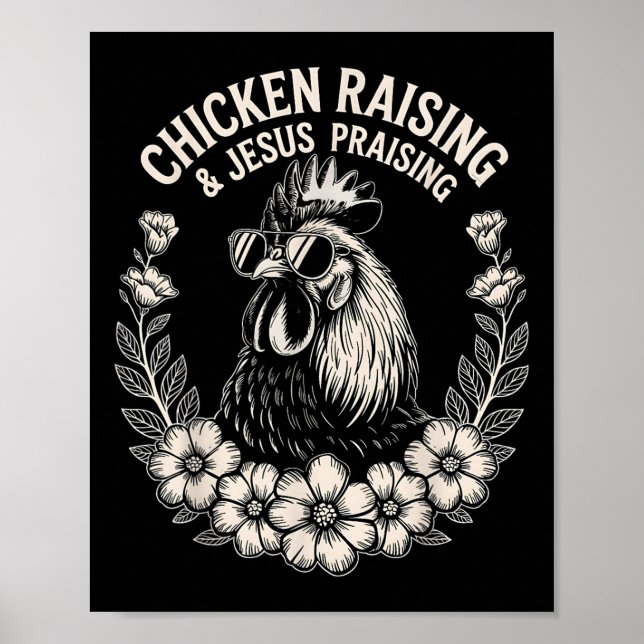 Affiche Élevage De Poulet Et Louange De Jésus (Devant)