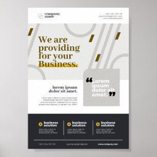 Affiche Élevez Votre Entreprise Aujourd'Hui !