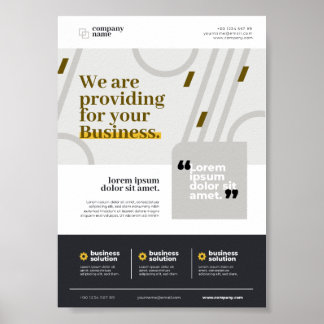 Affiche Élevez Votre Entreprise Aujourd'Hui !