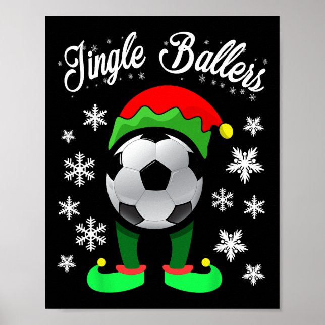 Affiche Elf de football de Noël de Jingle Byllers  (Devant)