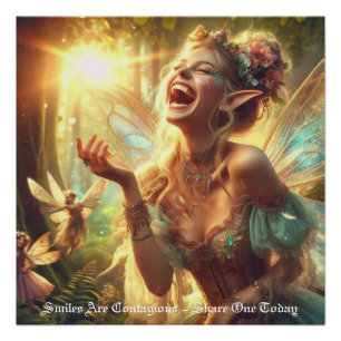 Affiche Elf Laughing