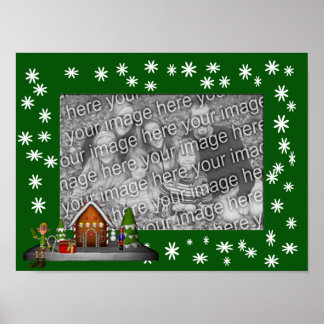 Affiche Elf Scene Vacances Créer Votre Propre Photo