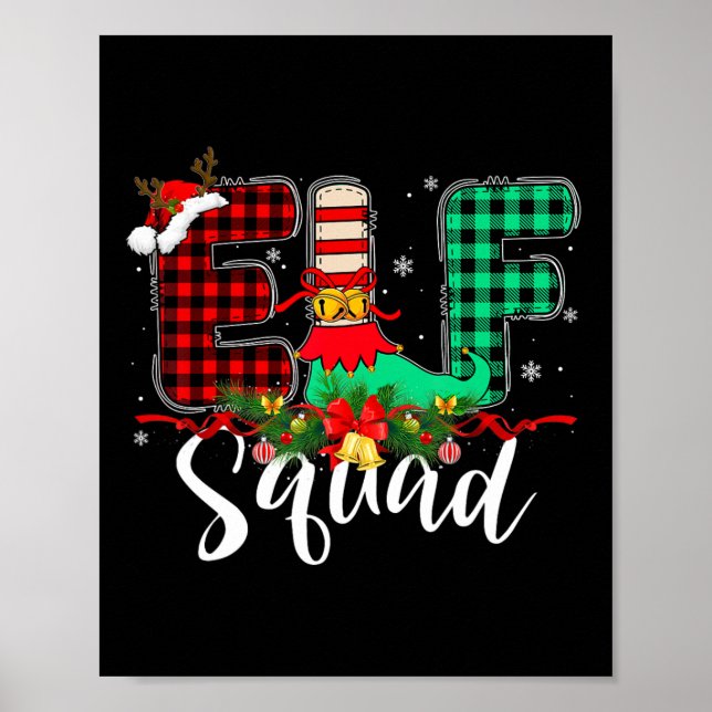 Affiche Elf Squad Christmas Family Group Correspondance Pè (Devant)