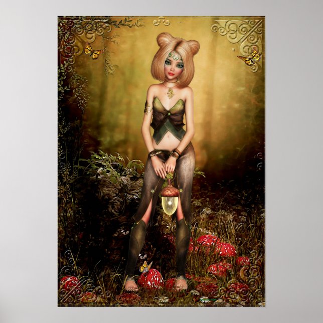 Affiche Elfe dans l'Imaginaire des Bois (Devant)