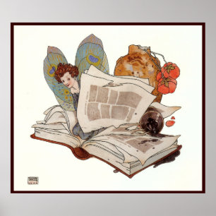 Affiche "Elfe exquis" par Edmund Dulac - Imprimer