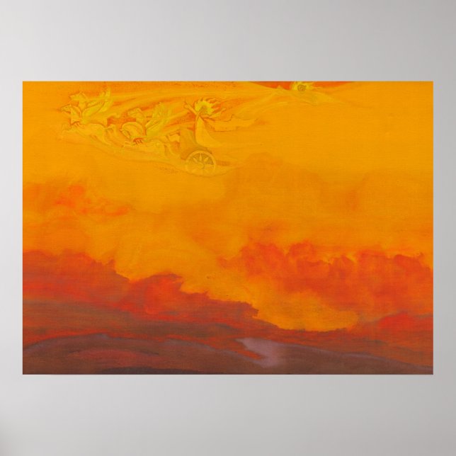 Affiche Elijah le Prophète par Nicholas Roerich (Devant)