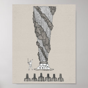 Affiche Elijah sur le Mont Carmel - Feu du Ciel