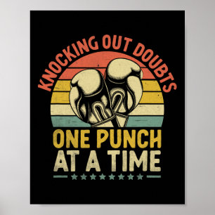 Affiche Éliminer Les Doutes D'Un Punch À L'Autre Sport Box