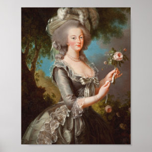 Affiche Elisabeth Louise Vigee - Lebrun - Marie Antoinette