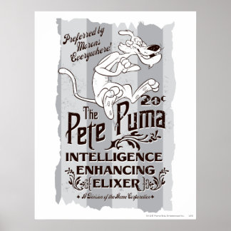 Affiche Élixir d'intelligence de Pete Puma