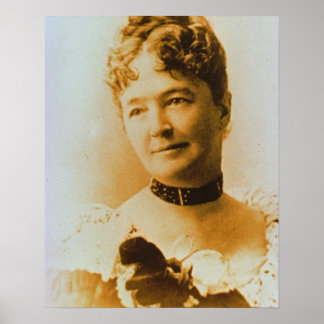 Affiche Elizabeth Bacon Custer (1842-1933) wife of General