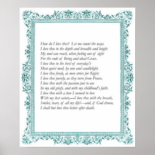 Affiche Elizabeth Barrett Browning - 43