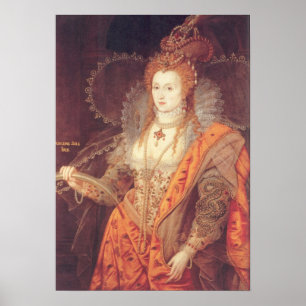 Affiche Elizabeth I Rainbow Portrait