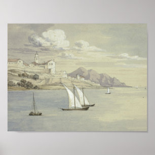 Affiche Elizabeth Murray - Portofino de la mer, Gênes