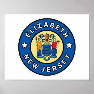 Affiche Elizabeth New Jersey