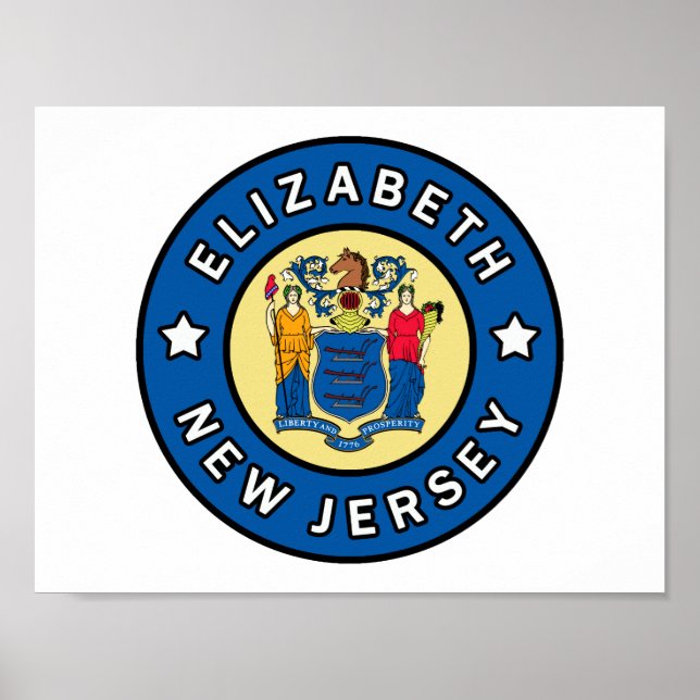 Affiche Elizabeth New Jersey (Devant)