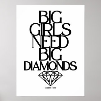 Affiche Elizabeth Taylor cite Women Power