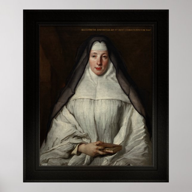 Affiche Elizabeth Throckmorton, Ordre Des Dames Canoness (Devant)