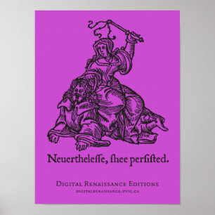 Affiche Elizabeth Warren