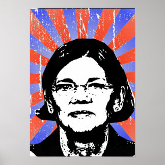 Affiche Elizabeth Warren -