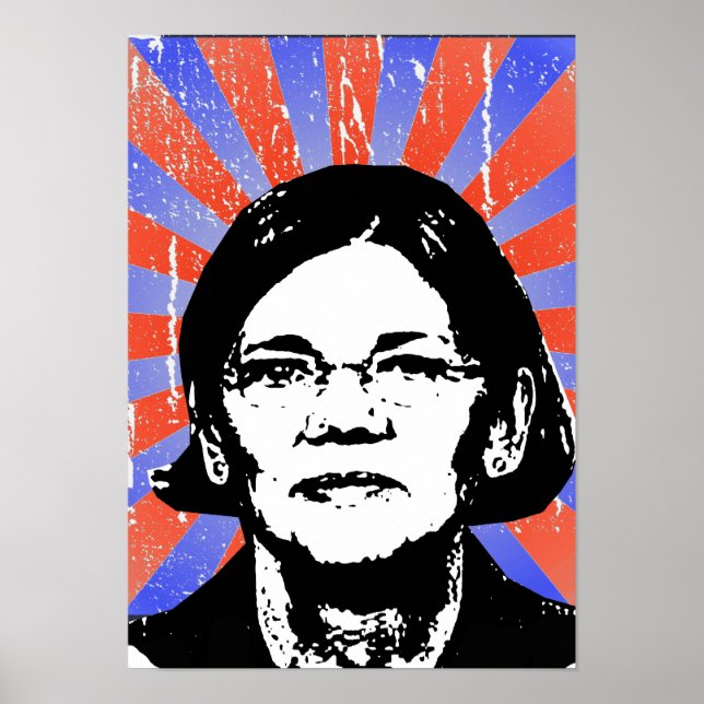 Affiche Elizabeth Warren - (Devant)