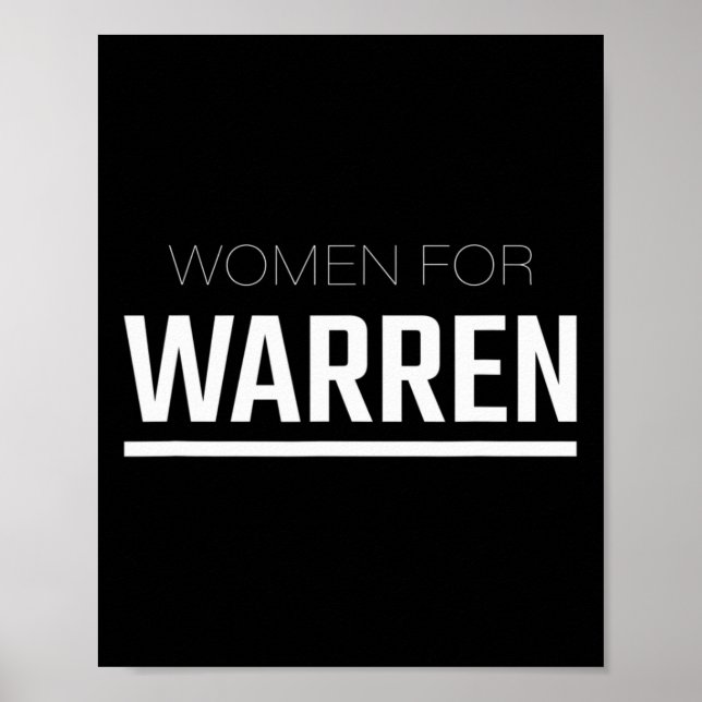 Affiche Elizabeth Warren  (Devant)