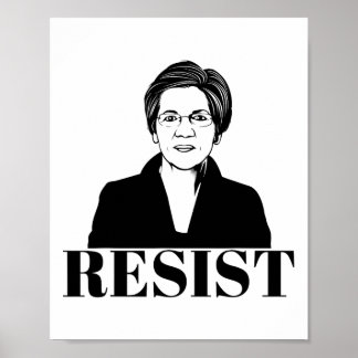 Affiche Elizabeth Warren Teeshirt Résistance féministe pol