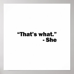 Affiche Elle A Dit :