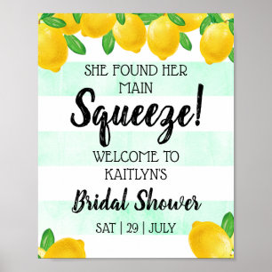 Affiche Elle a trouvé sa grande étreinte douche de mariage