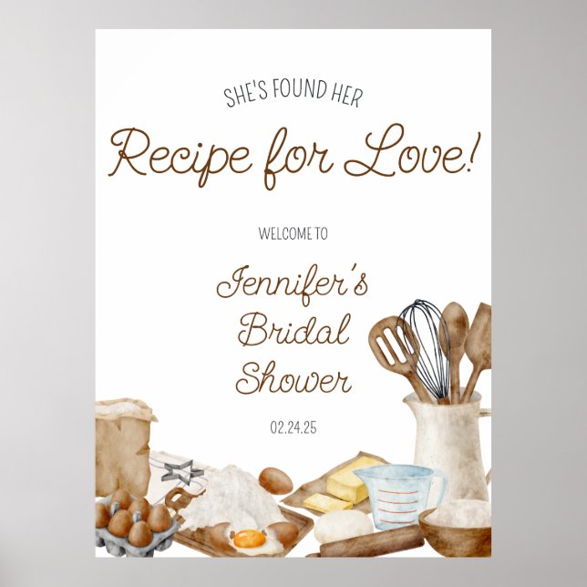 Affiche Elle a trouvé sa recette pour l'amour ! Fête des m (Devant)