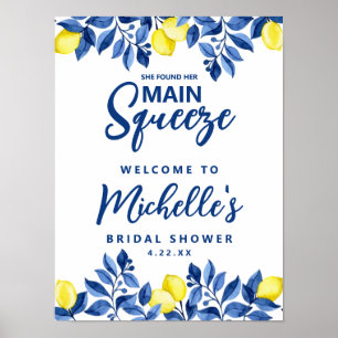 Affiche Elle a trouvé son signe de douche nuptiale Main Sq