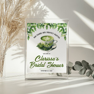 Affiche Elle a trouvé son thé matcha de mariage idéal pour