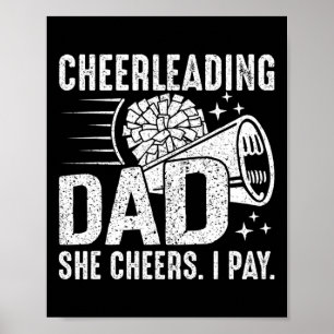 Affiche Elle acclame je paie - Acclamer Papa Cheerleading